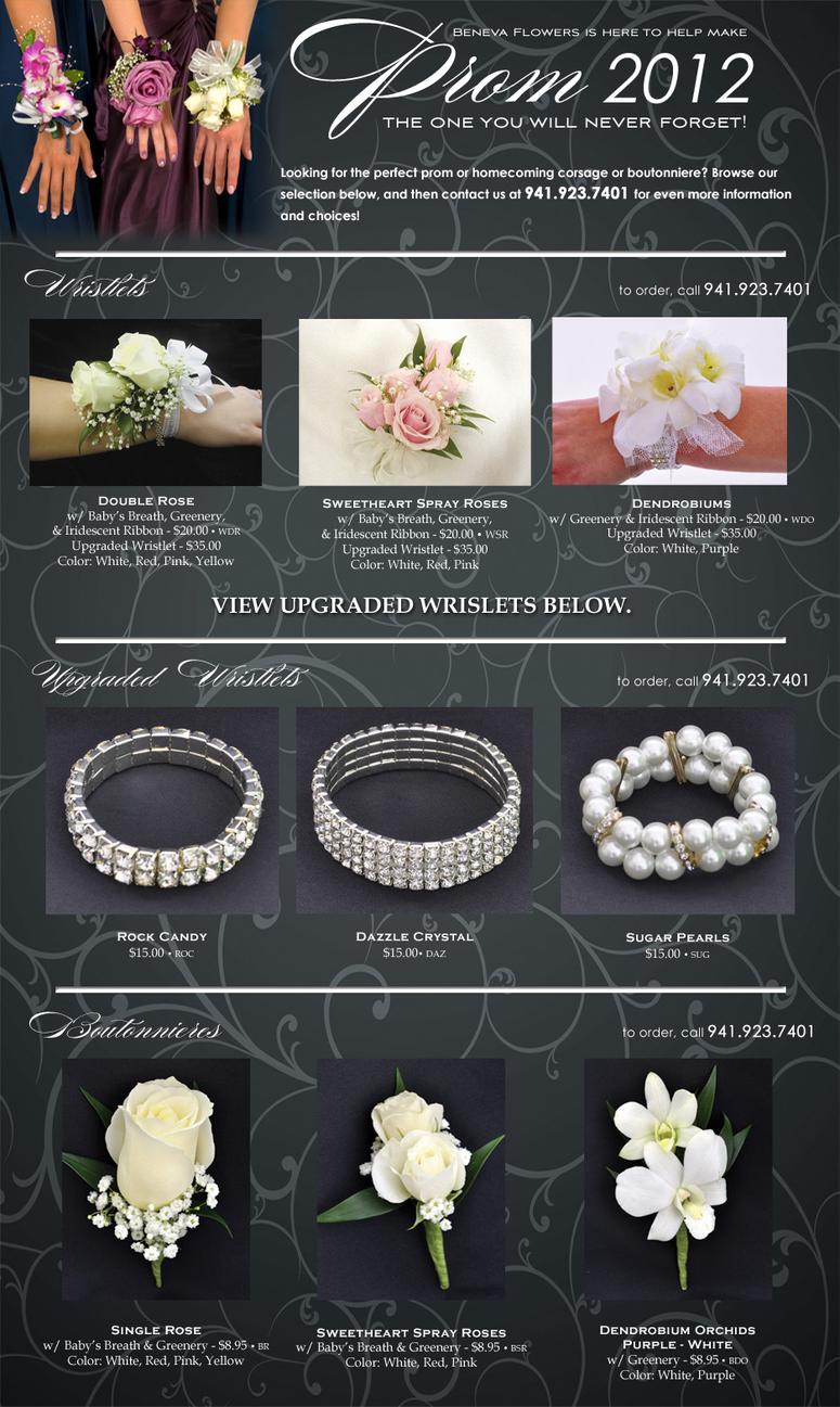 Looking for the perfect prom or homecoming corsage or boutonniere? Browse our selection below, and then contact us at 941.923.7401 for even more information and choices!