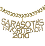 2010 Sarasota’s Favorite Mom 14K Yellow Gold Pendant from Milan Jeweler