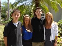 2010 Sarasota's Best Mom, with her 3 children