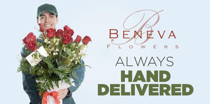 Our flowers are always hand designed and Hand delivered. Never in a box!