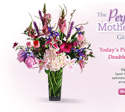 Perfect Mother's Day Gift Ideas! Buy Today and Earn Double Rewards Points