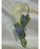 Mini Calla Lily with Muscari
