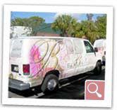 A Beneva Flowers Van