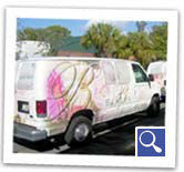A Beneva Flowers Van