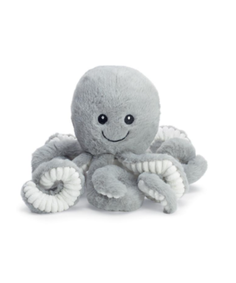 Grey Octopus Plushie
