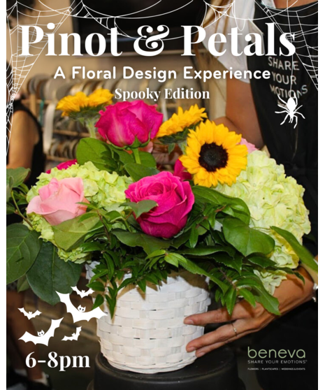 Pinot and Petals - October 29th (Spooky Edition)