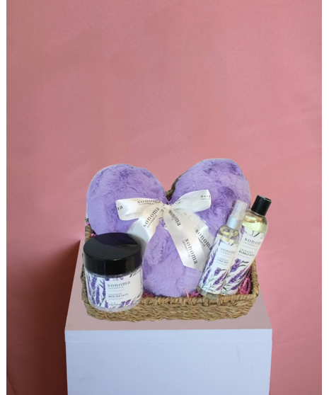 Lavender Spa Basket