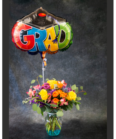 Bright Graduation Flowers Balloon Beneva Florist Sarasota