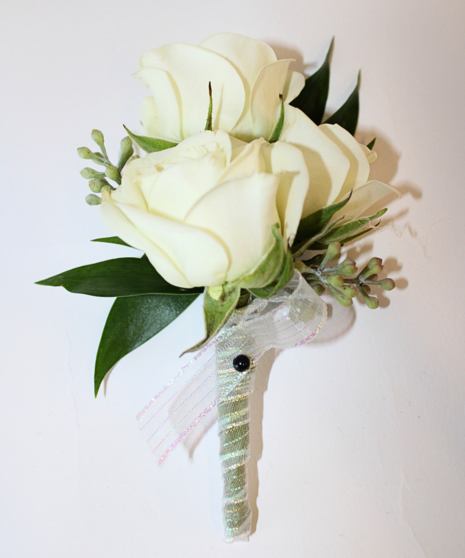 Spray Rose Boutonniere