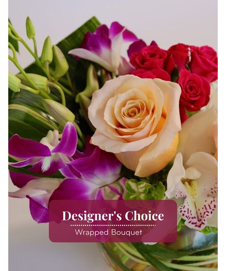 2X Designer's Choice - Get Two Wrapped Bouquets For The Price Of One