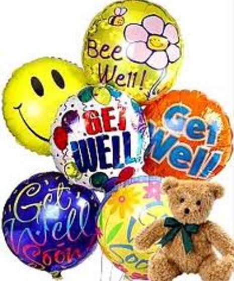 Get Well Soon Smiley Teddy Bear