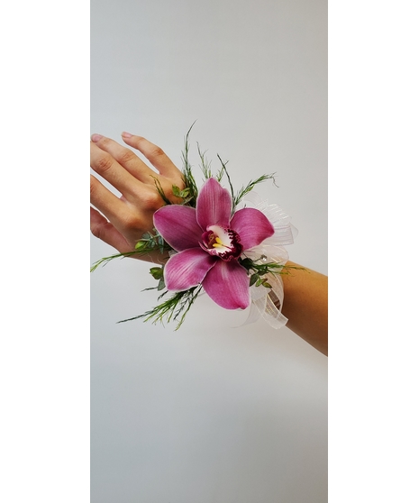 Cymbidium Orchid Wristlet