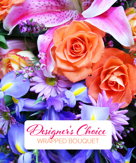 2X Designer's Choice - Get Two Wrapped Bouquets For The Price Of One