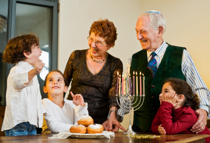 Hanukkah celebration